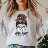 #Ballpark Mama Crewneck Sweatshirt