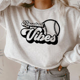 Baseball Vibes Crewneck Sweatshirt