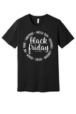 Black Friday Messy Bun & Leggings Shirt
