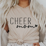 Cheer Mom Heart Shirt