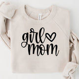 Girl Mom Crewneck Sweatshirt