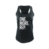 One. More. Rep. Ladies Racerback Tank Top