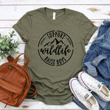 Support Wildlife Raise Boys Shirt