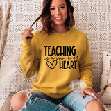 Teaching is a Work of Heart Crewneck Sweatshirt
